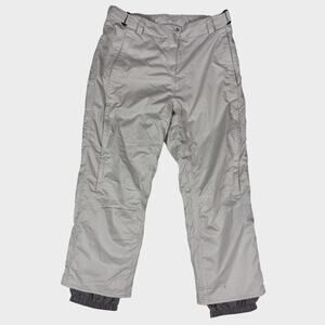 Obermeyer Ladies Size 14 Snow Pants Cream Off White Color